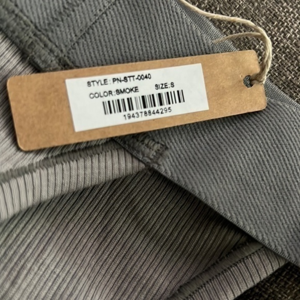 Skims Cotton Rib Thong - Picture 6 of 6